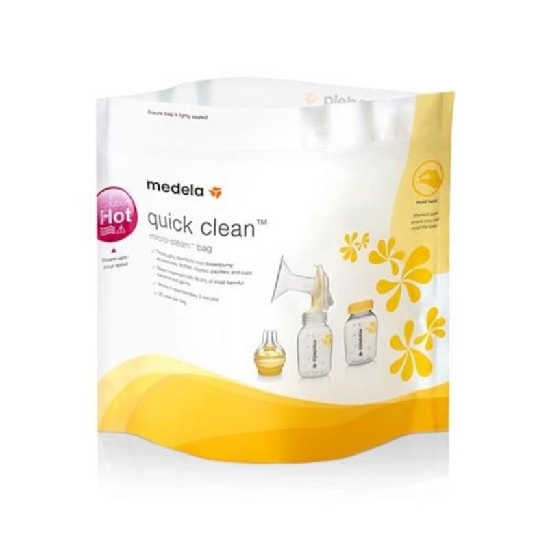 Medela Quick Clean Micro-Steam Bags - 5 count