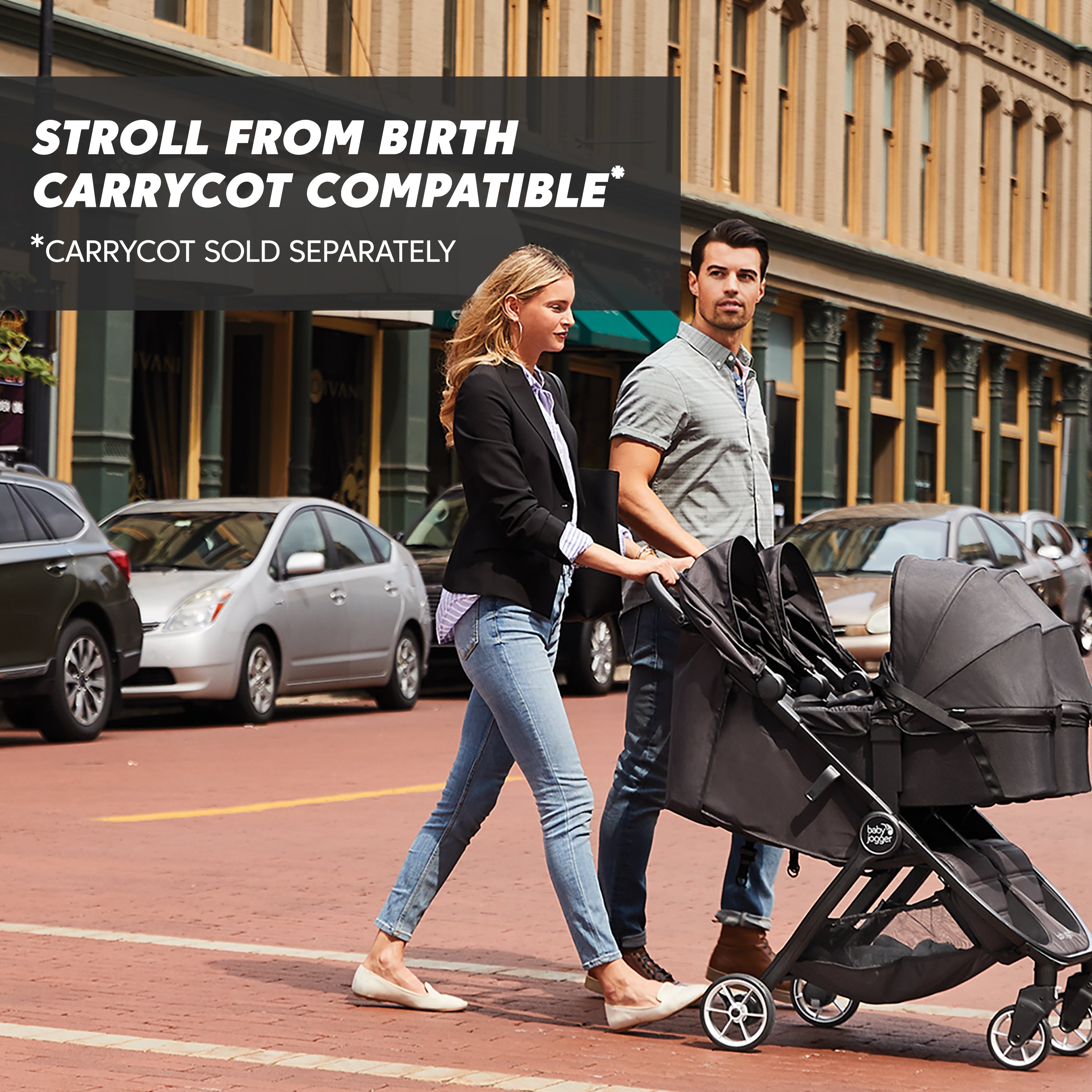 City jogger best sale double with carrycot