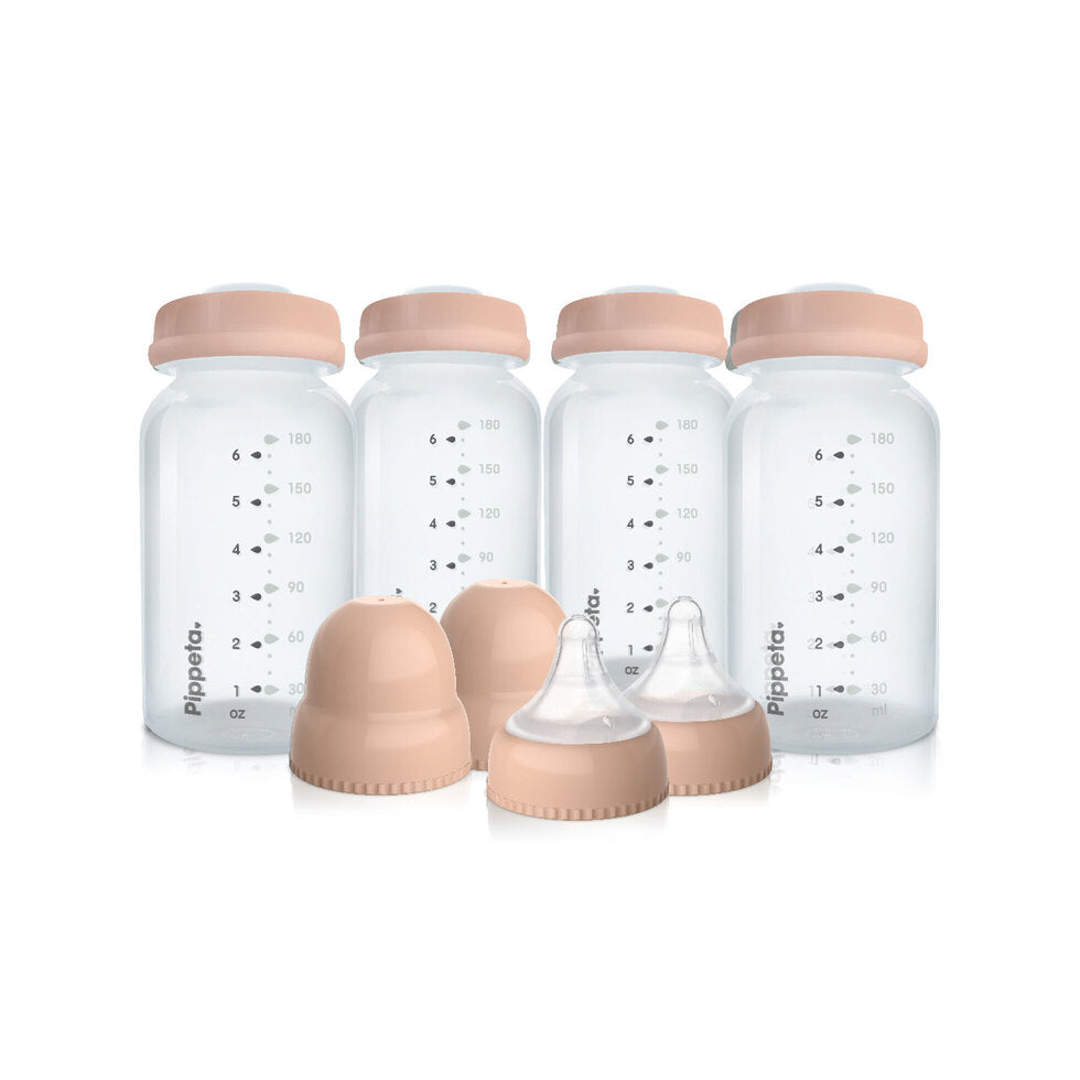 Breast milk storage sales glass