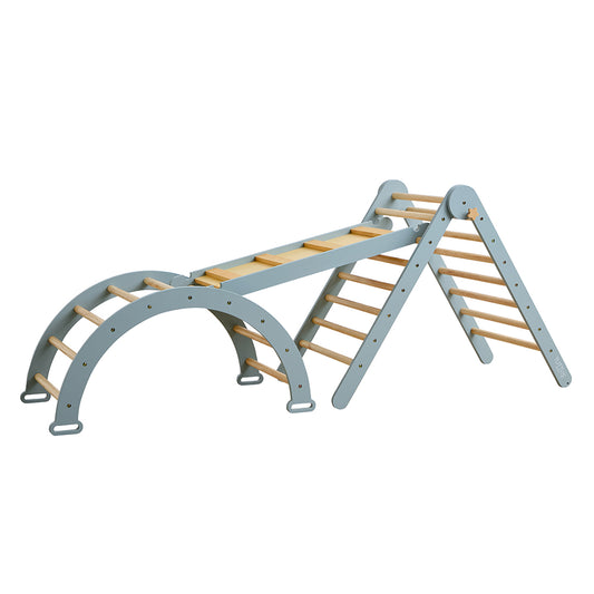 Scala 3 in 1 Pikler Climbing Frame with Climbing Wall